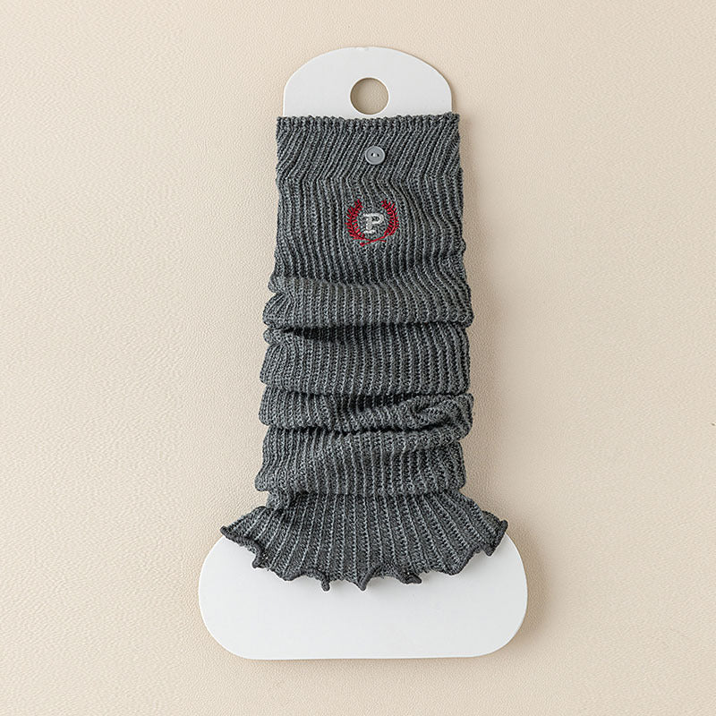 Rufia - Y2K Style Slouch Rib Knit Winter Leg Warmers
