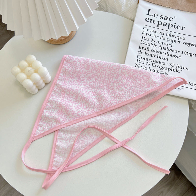 Pink Floral Fabric Headband