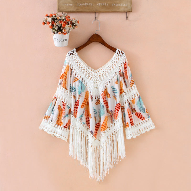 Bohemian Tassel Shawl