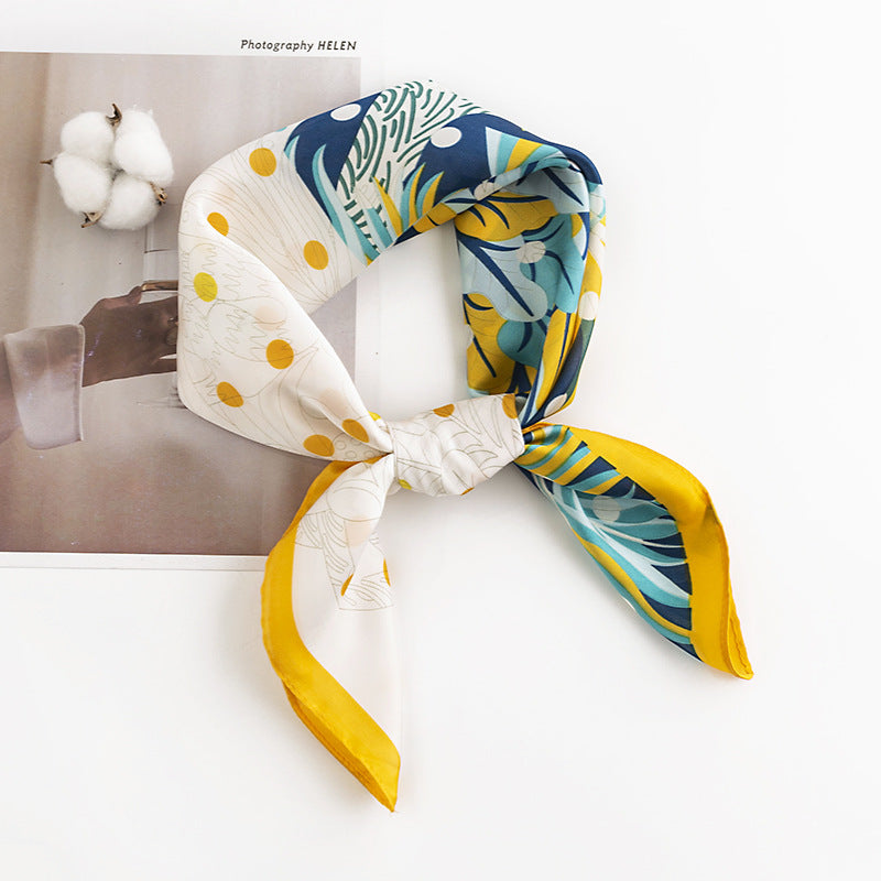 Scarvii - Romantic Floral Square Scarf