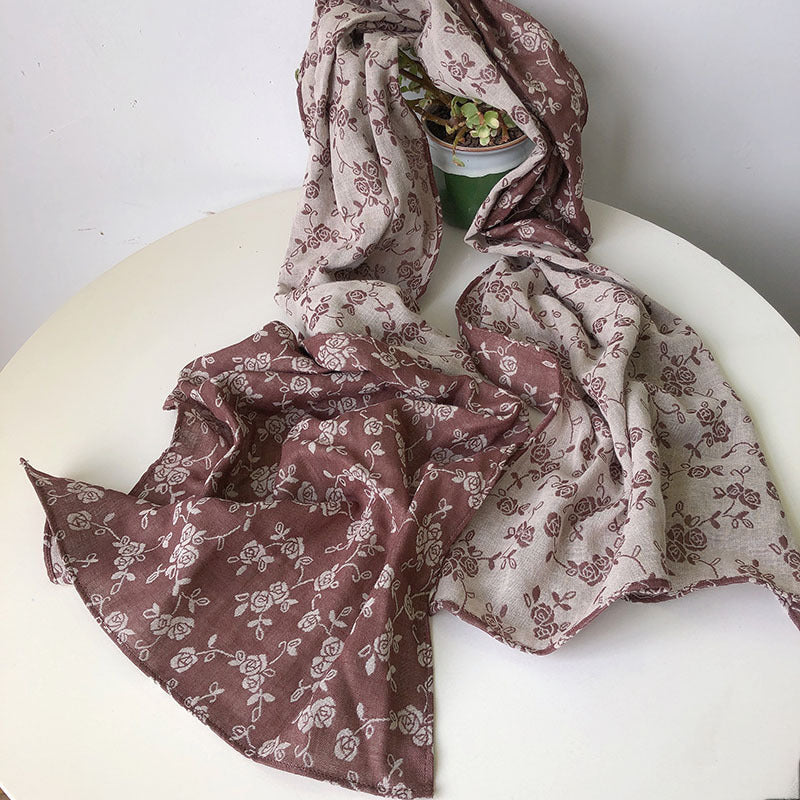 Scarvii - Plaid Boho Scarf Reversible