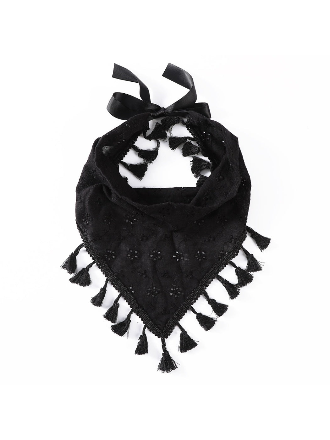 Scarvii Lace Floral Tassel Headband