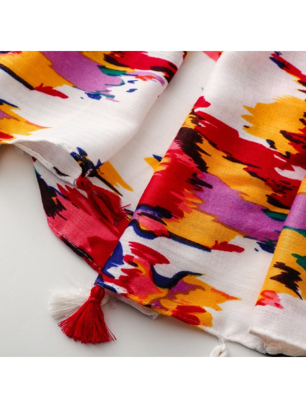 Scarvii - Modern Brush Pattern Scarf