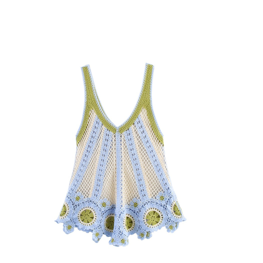 Vesty - Crochet Hawaiian Tank small - Beach Chic