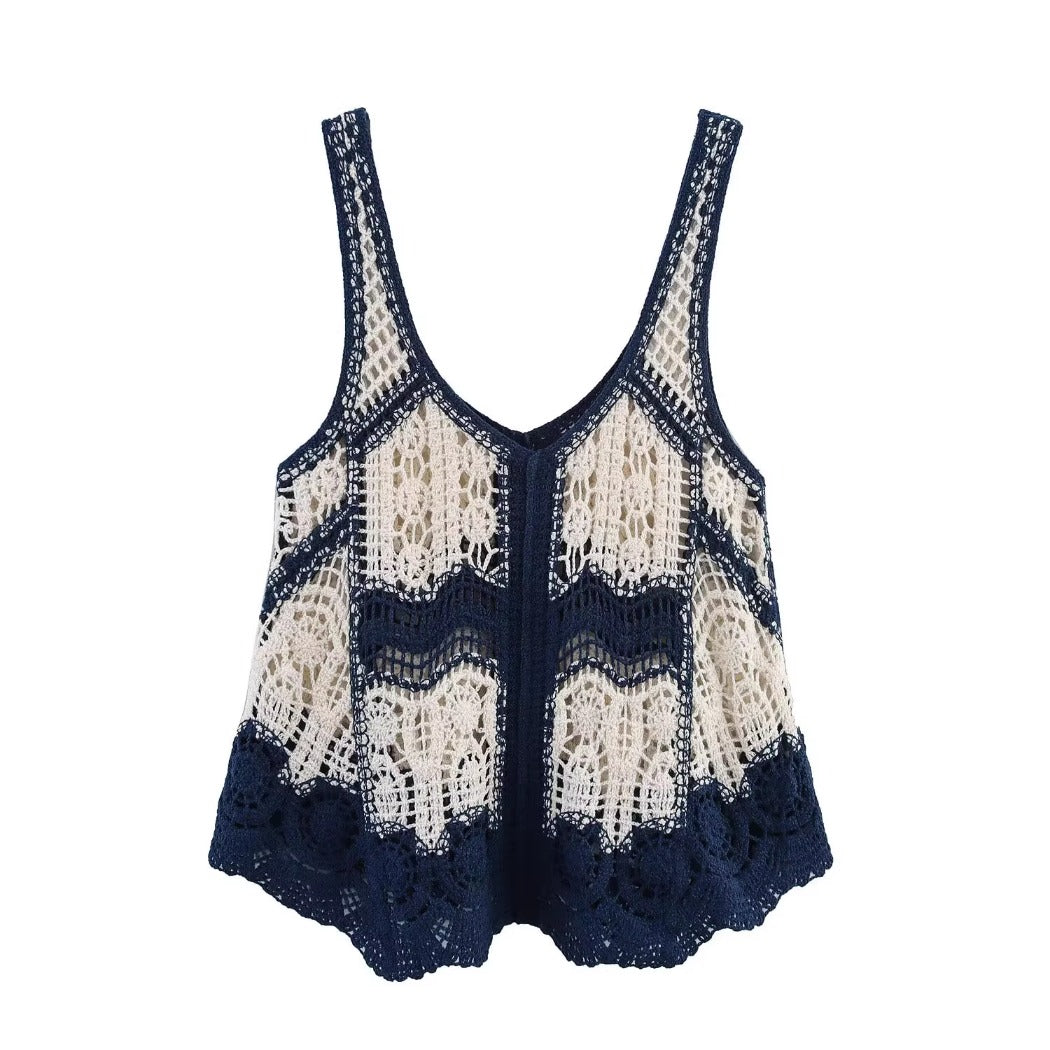 Vesty - Crochet Hawaiian Tank small - Beach Chic