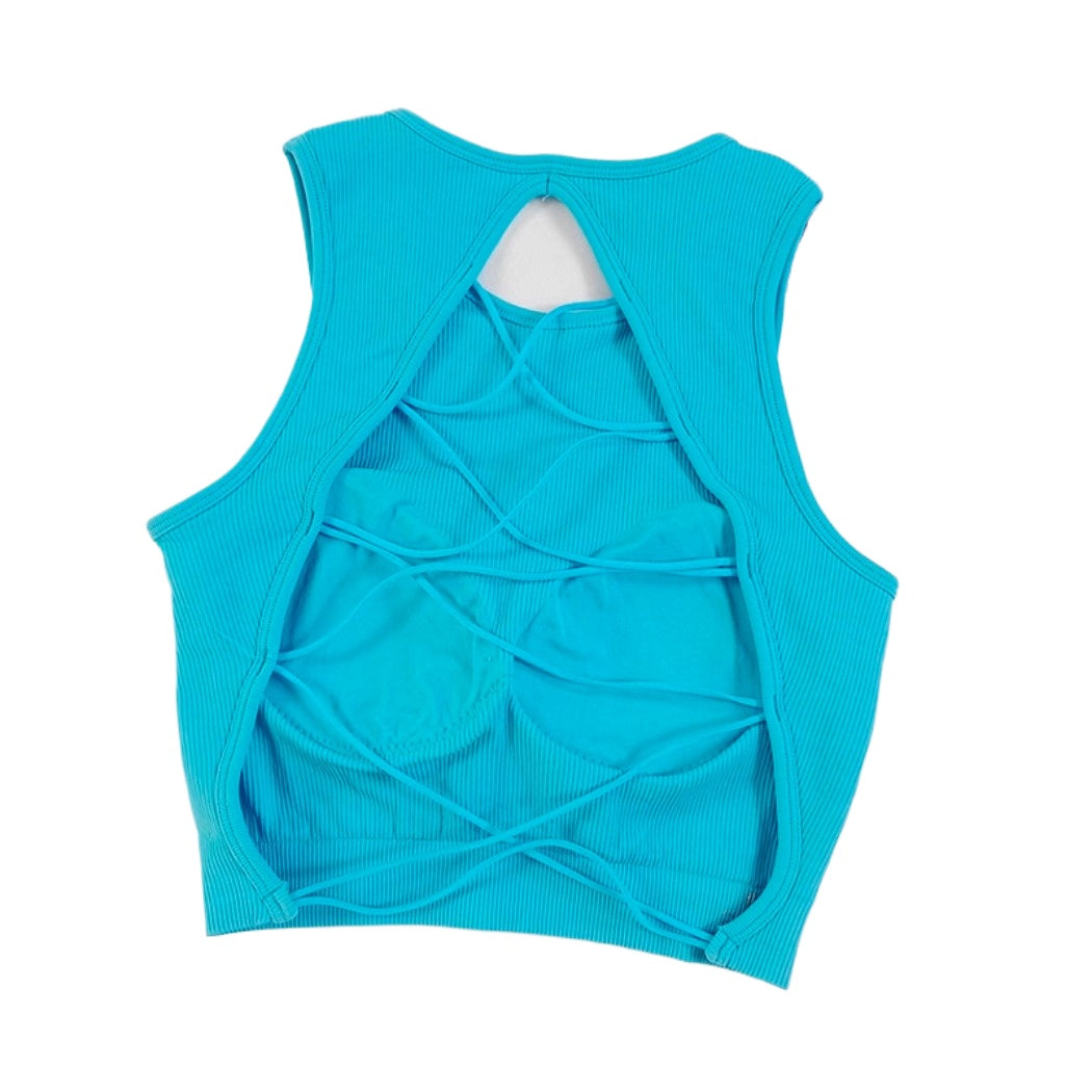 Stepo - Cross-Back Fitted Sports Bra Yoga Camisole