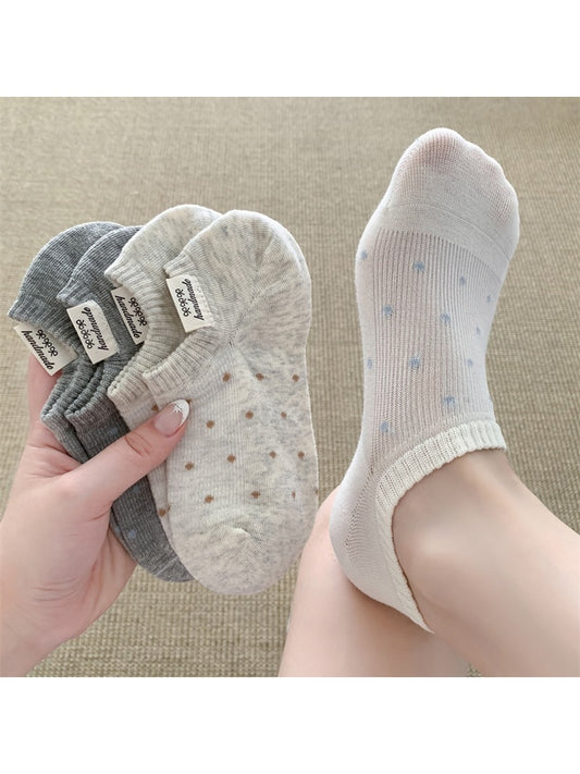 Rufia - Muted Polka Dot Low Ankle Socks
