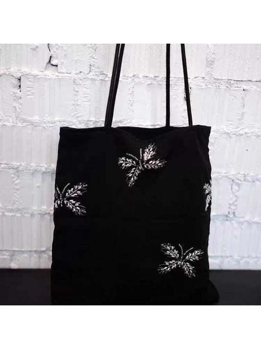 Cosbai - Elegant Butterfly Detail Daily Tote Bag