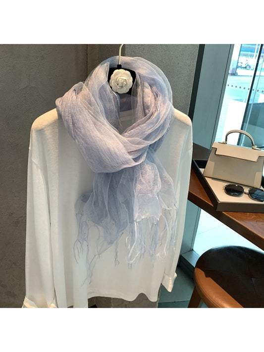 Scarvii Minimal Fringe Trim Fashion Scarf product image