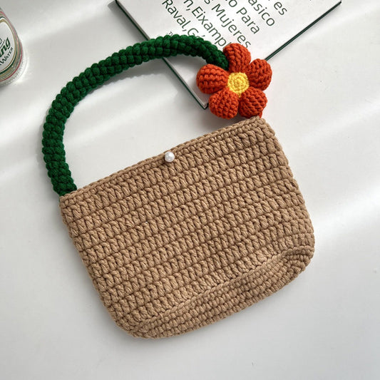 Cosbai - Knitted Cute Small Flower Bag