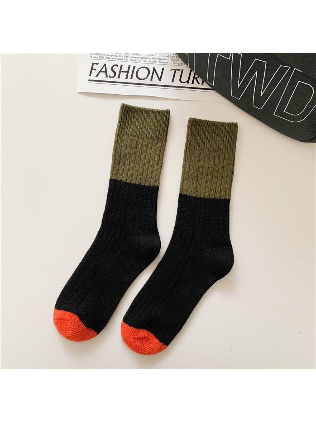Rufia - Modern Colour Block Crew Socks product image 6