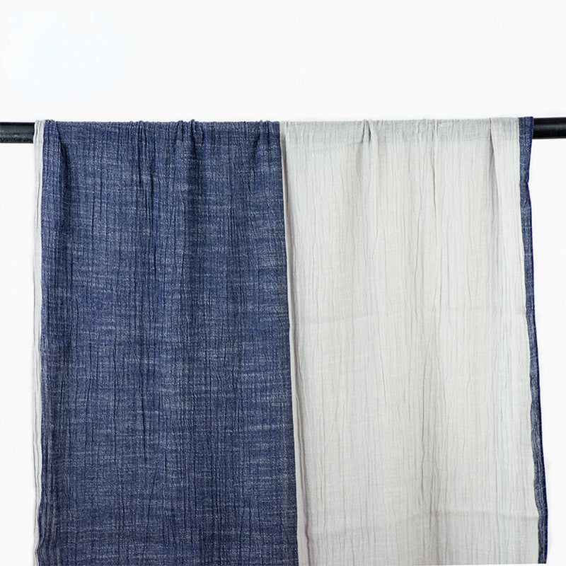 Scarvii - Vintage Contrast Style Long Scarf
