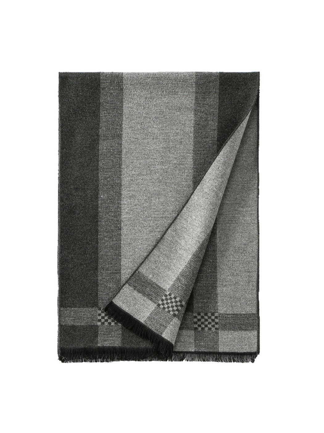 Scarvii - Striped Winter Plush Scarf