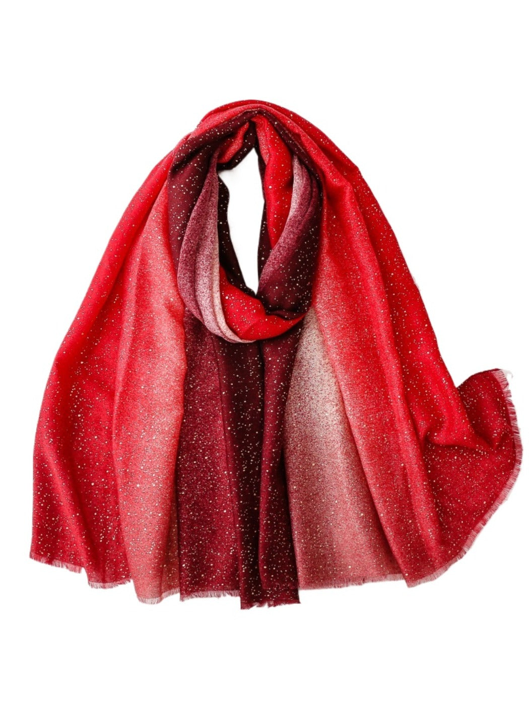 Scarvii - Minimalist Gradient Color Scarf with White Dots - 4 Colors