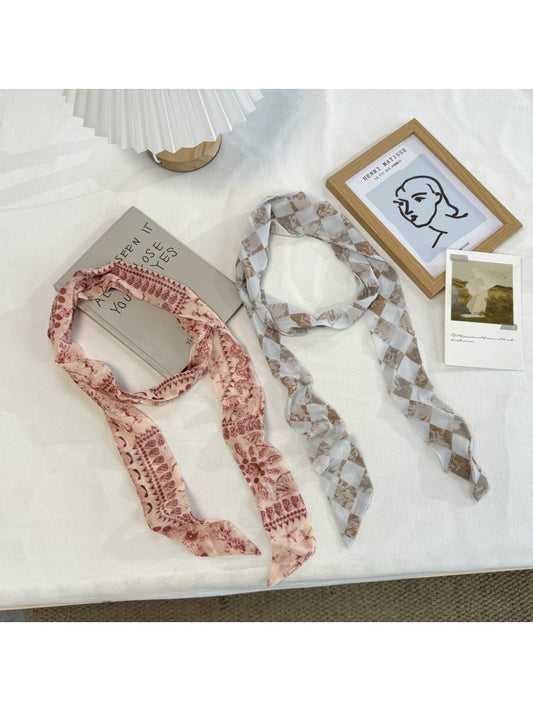 Scarvii - Boho Print Skinny Scarf