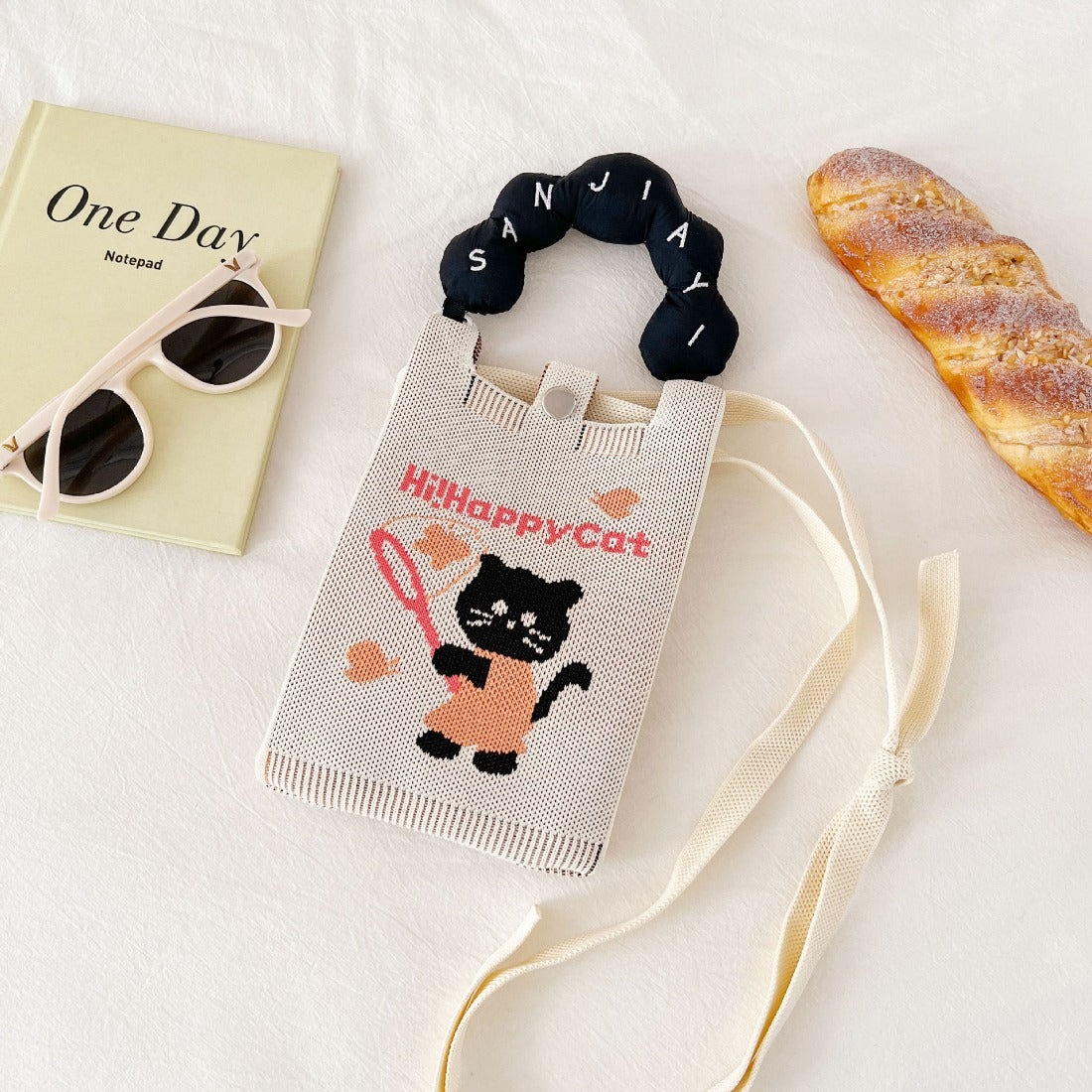 Cosbai - Mini Knitted Crossbody & Handbag