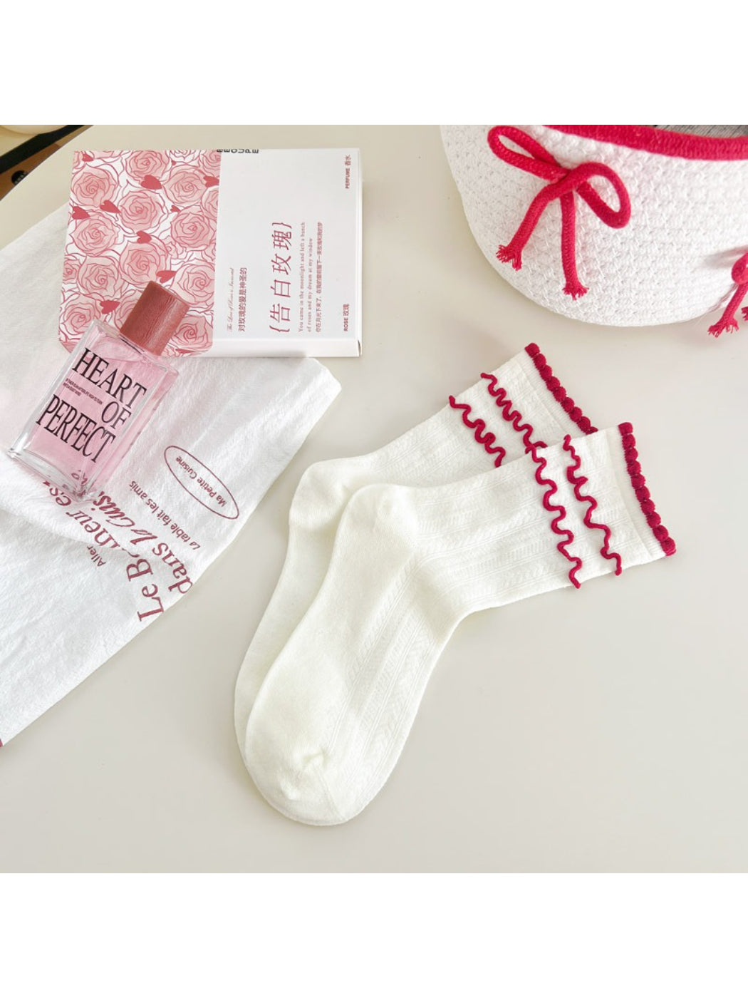 Rufia Wavy Trim Retro Crew Socks product image 7