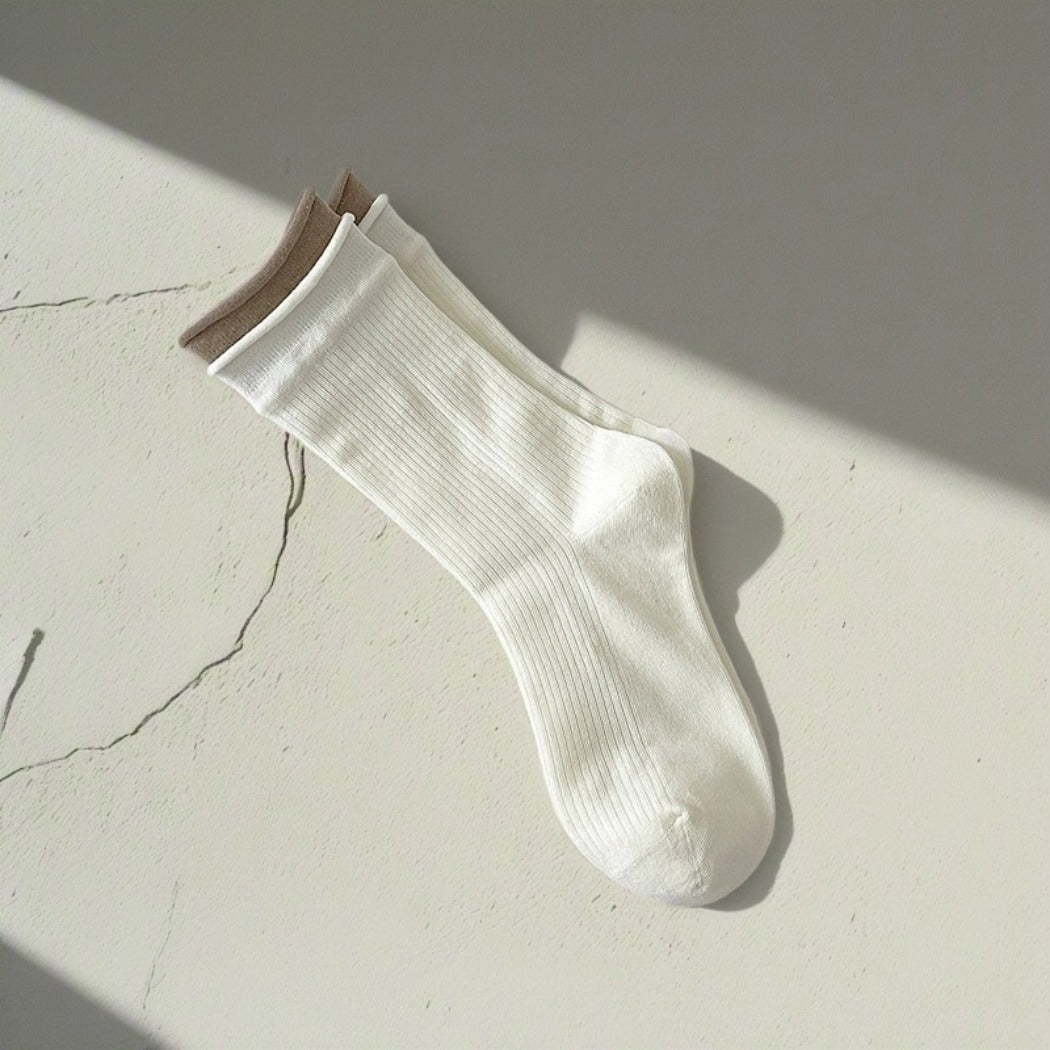 Rufia - Color-Block Crew Socks
