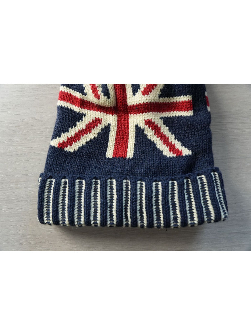 Haila - Winter Knitted Beanie with Flag Pattern