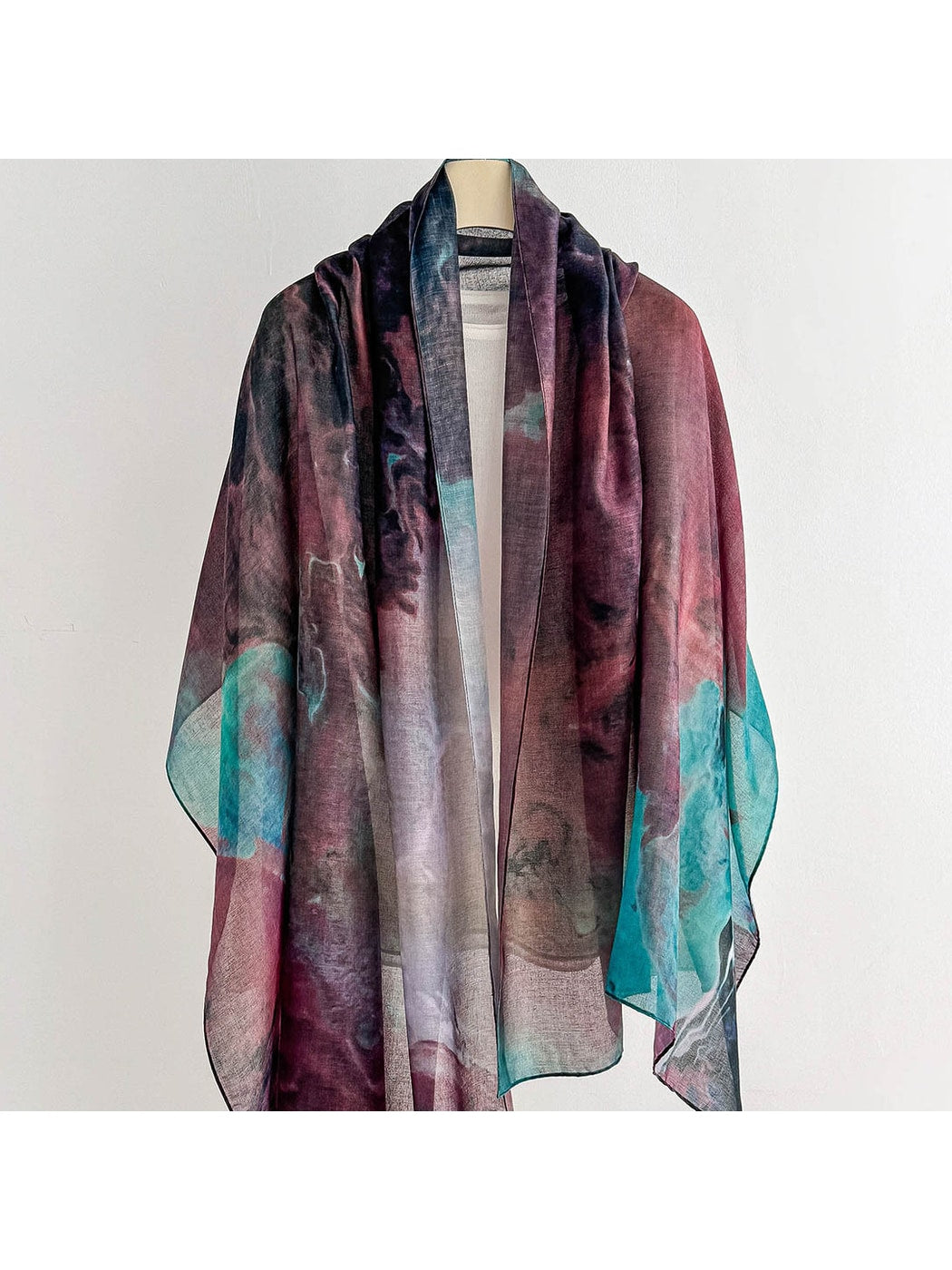 Scarvii - Bohemian Floral Print Summer Wrap Scarf