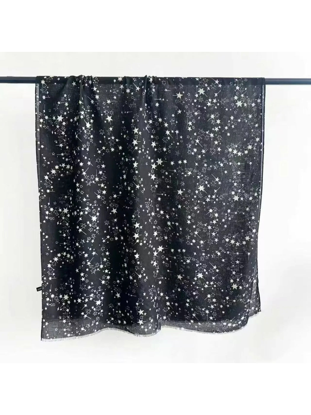 Scarvii - Star Print Draped Scarf