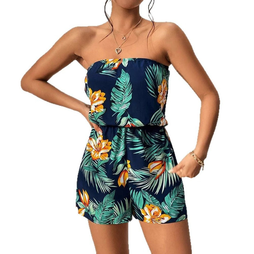 Troposa - Floral Print Sleeveless Jumpsuit – Ready to Wear