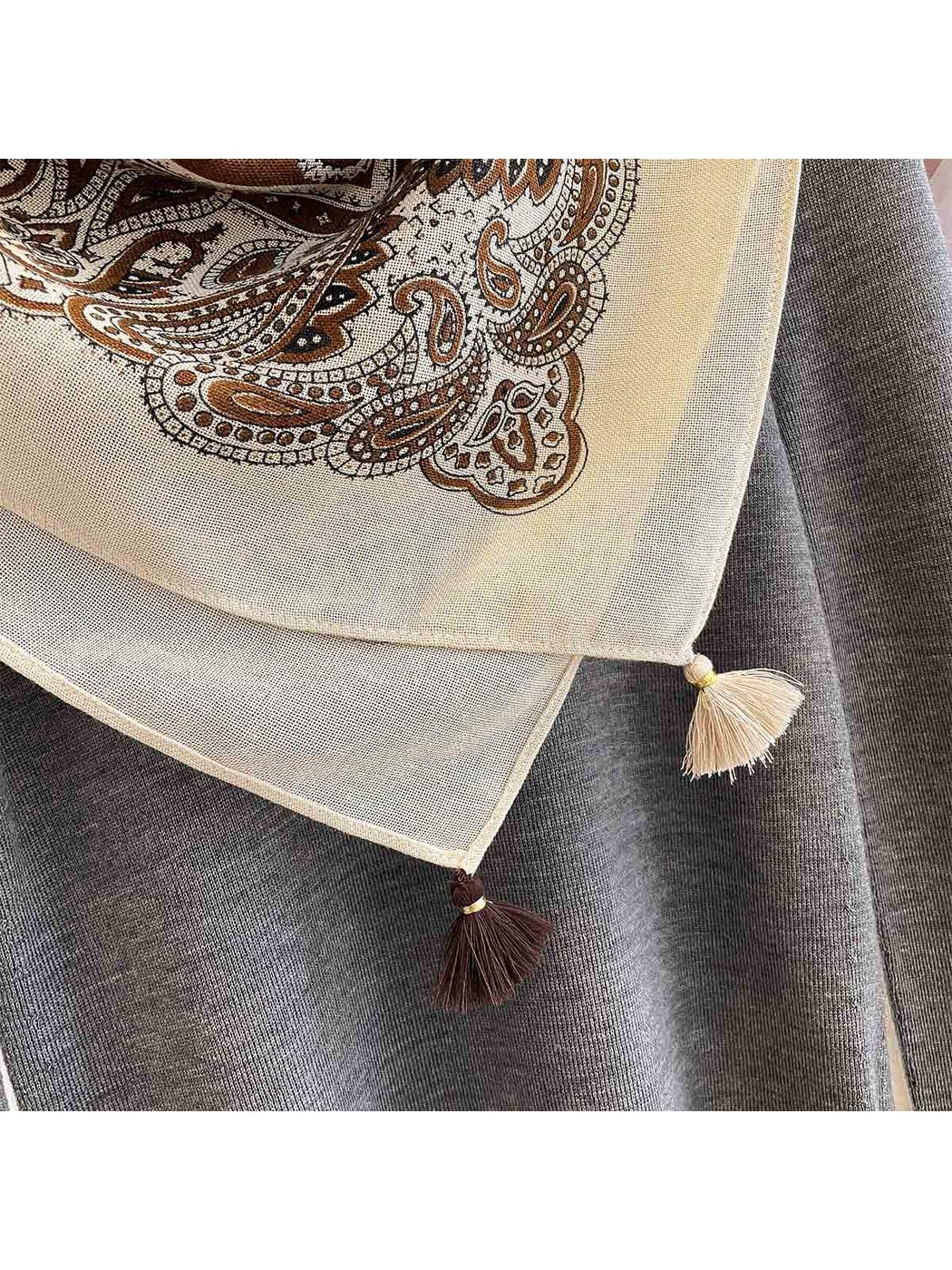 Scarvii - Boho Paisley Square Scarf