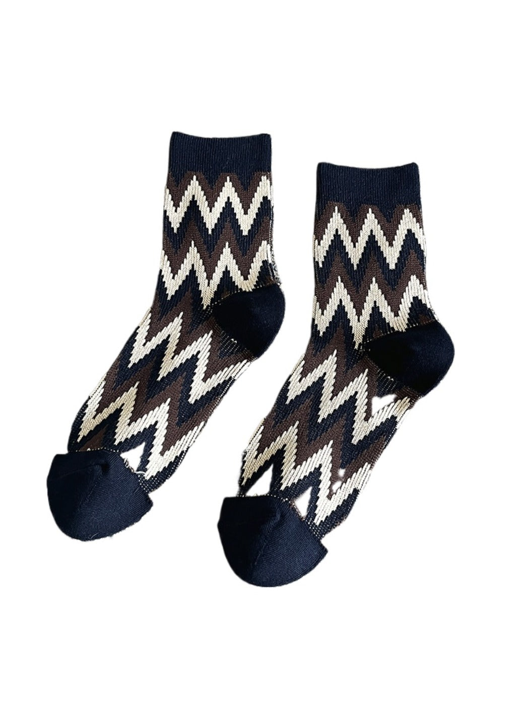 Rufia - Vintage Fashion Thick Mid-Calf Socks