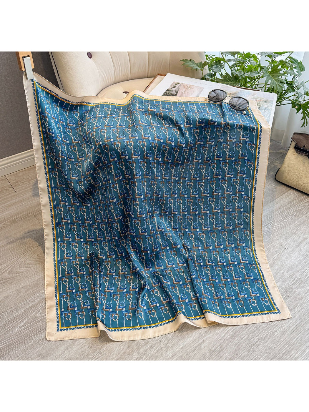 Scarvii - Hourglass Pattern Square Scarf