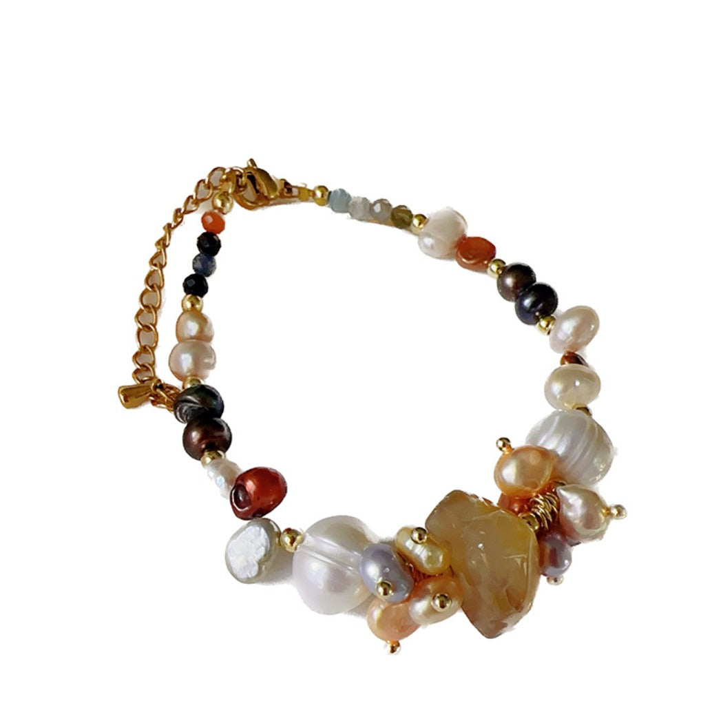 Bauai - Amber Pearl Bracelet – Timeless Elegance