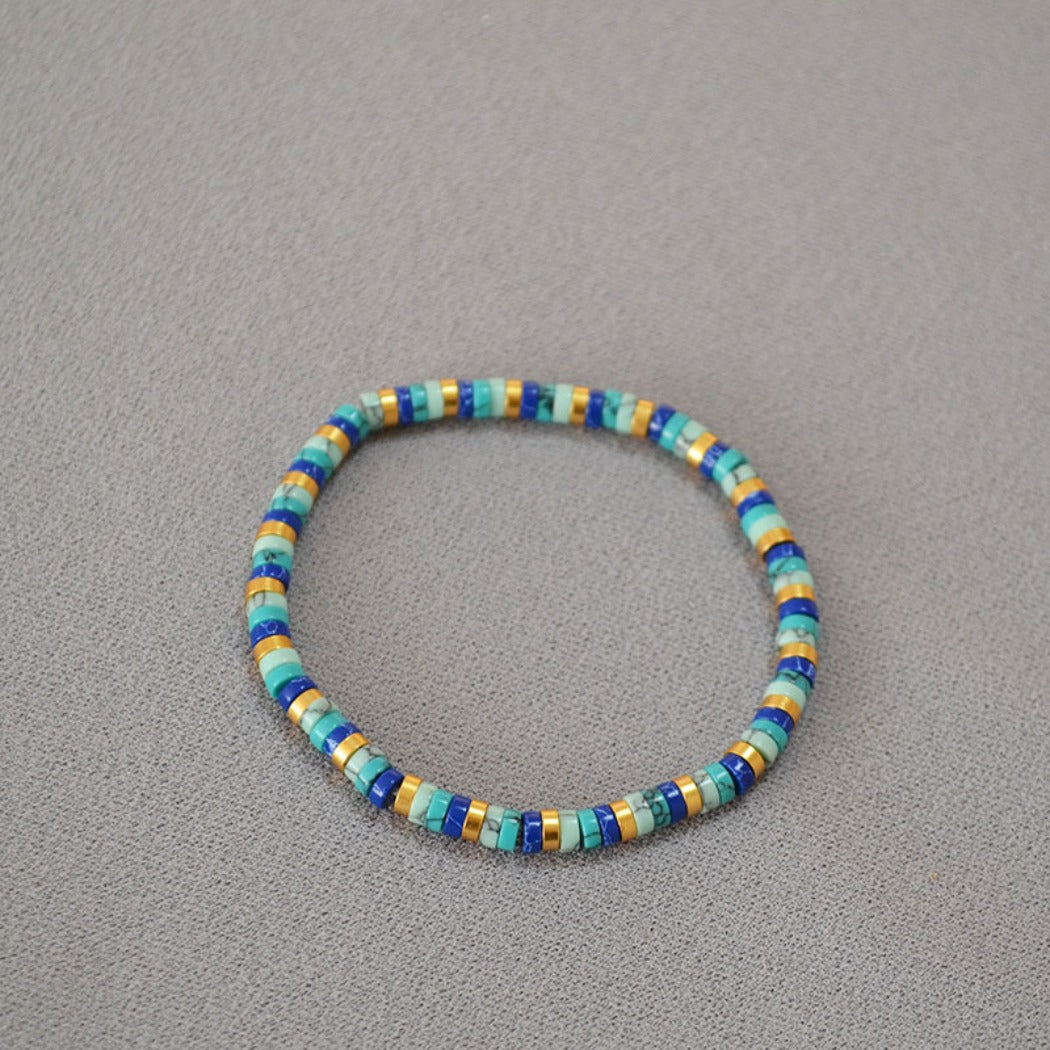 Bauai - Bohemian Turquoise Beaded Bracelet - Simple and Stylish