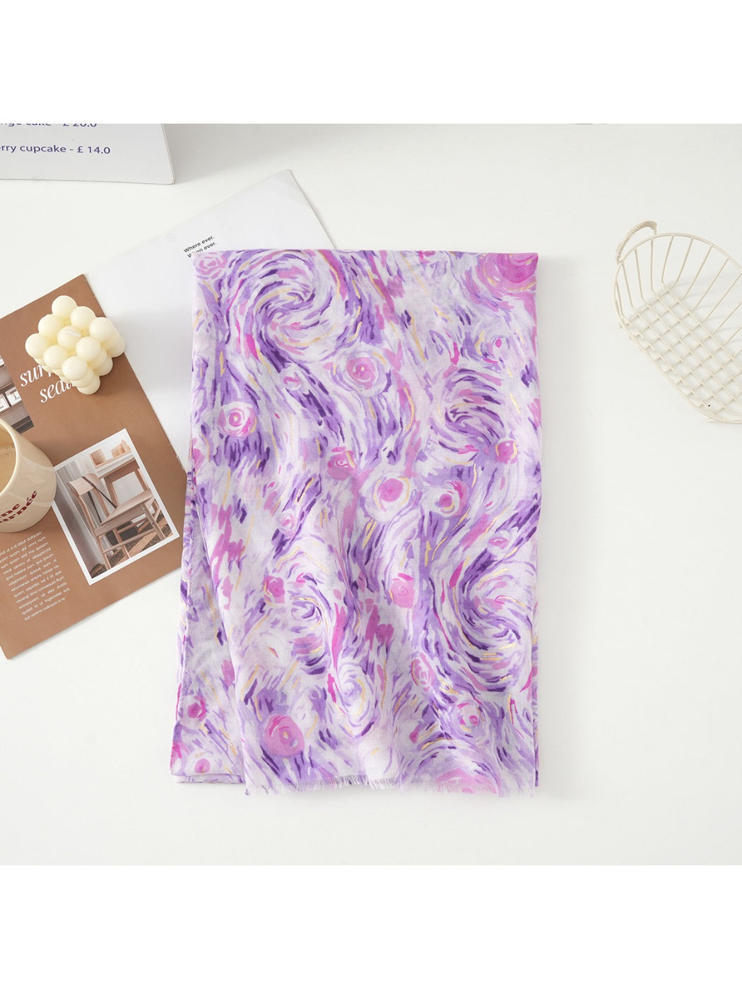Scarvii - Dreamy Swirl Art Abstract Scarf
