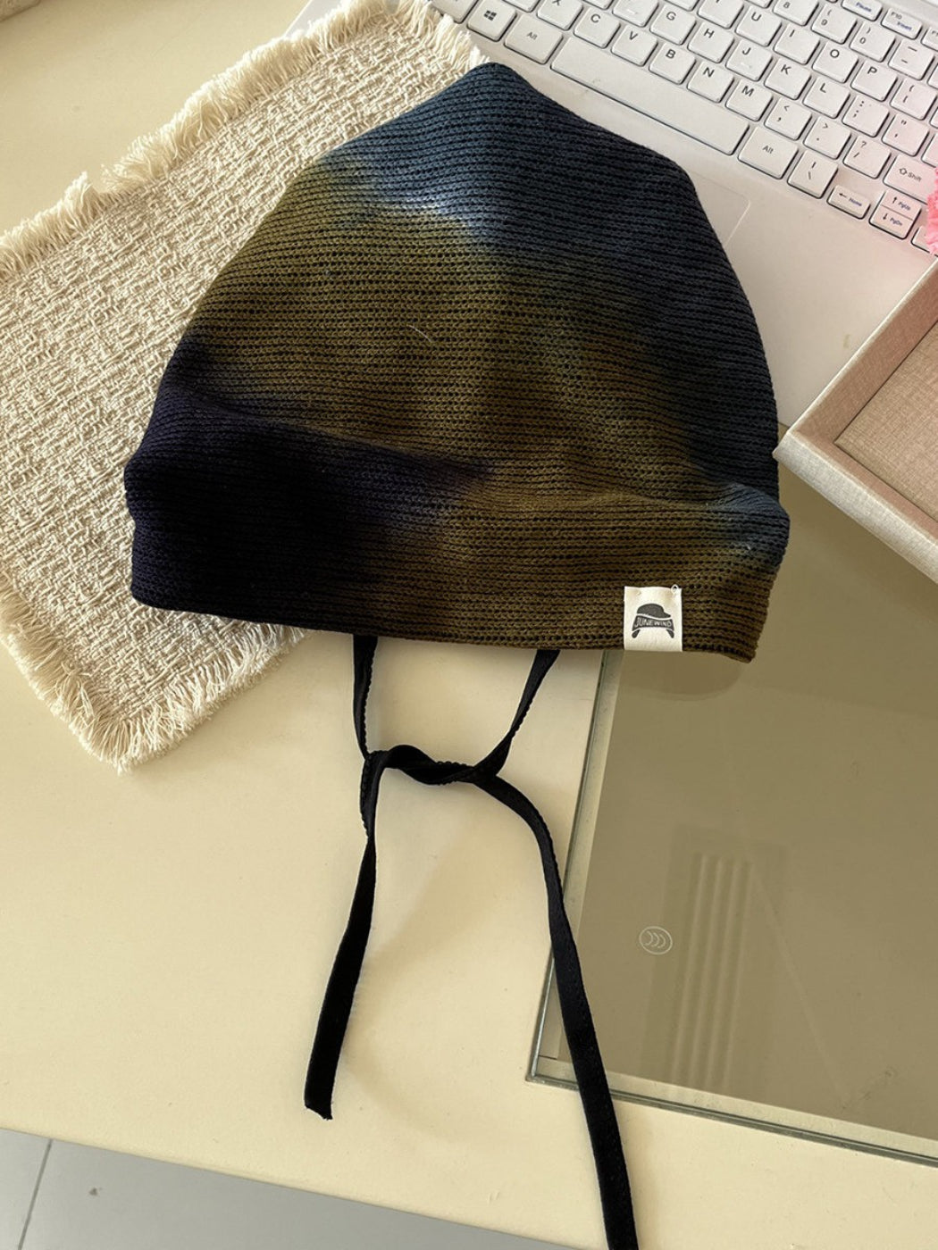 Haila Patchwork Print Bonnet Hat product image