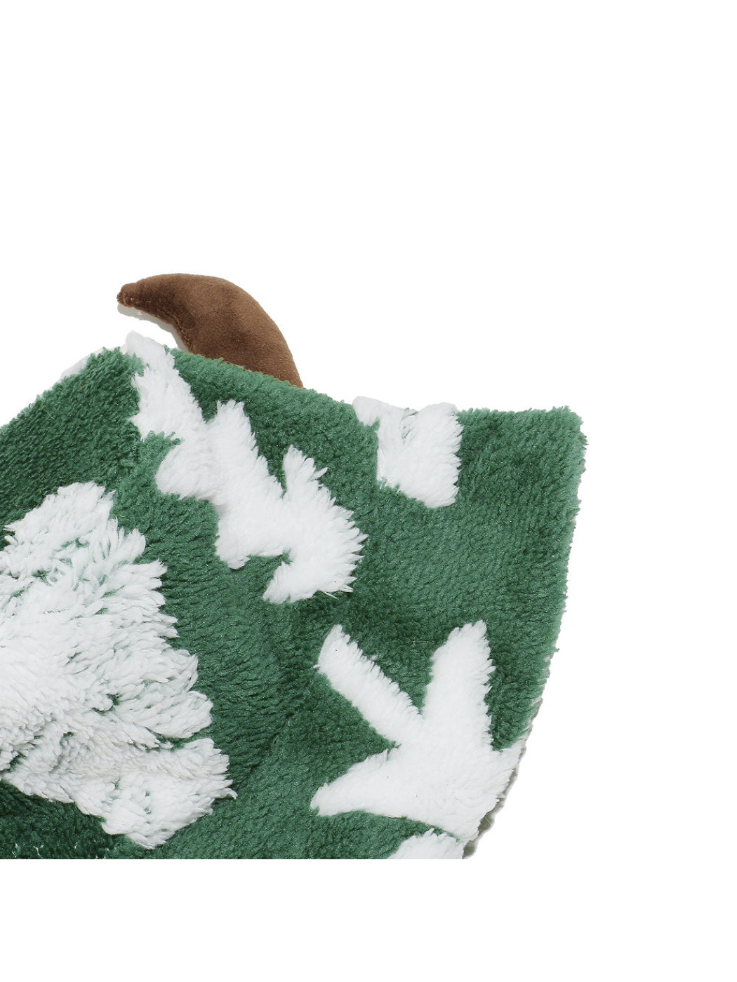 Haila Cow Print Fuzzy Bucket Hat with Horns