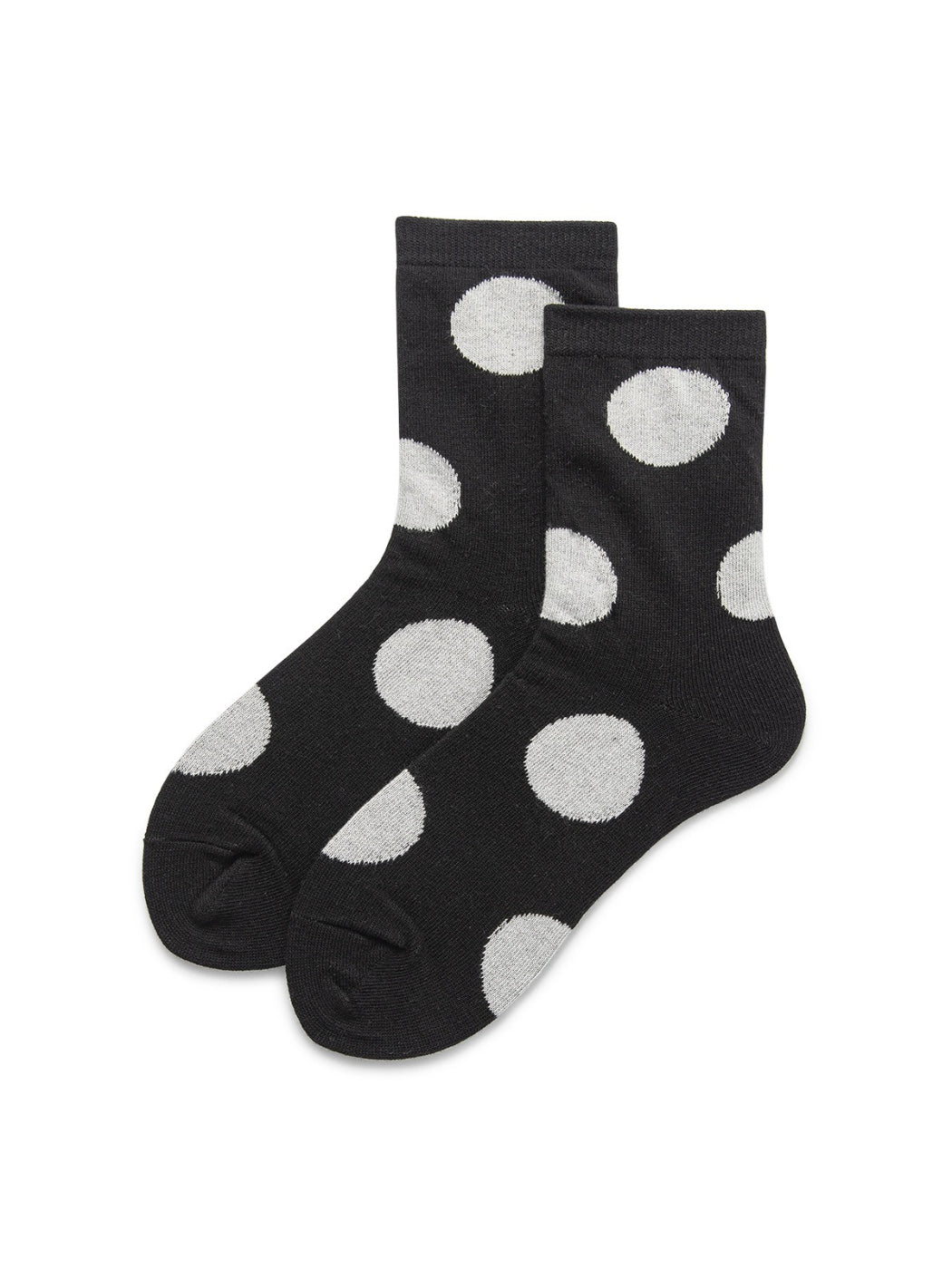 Rufia - Bold Polka Dot Pattern Crew Socks
