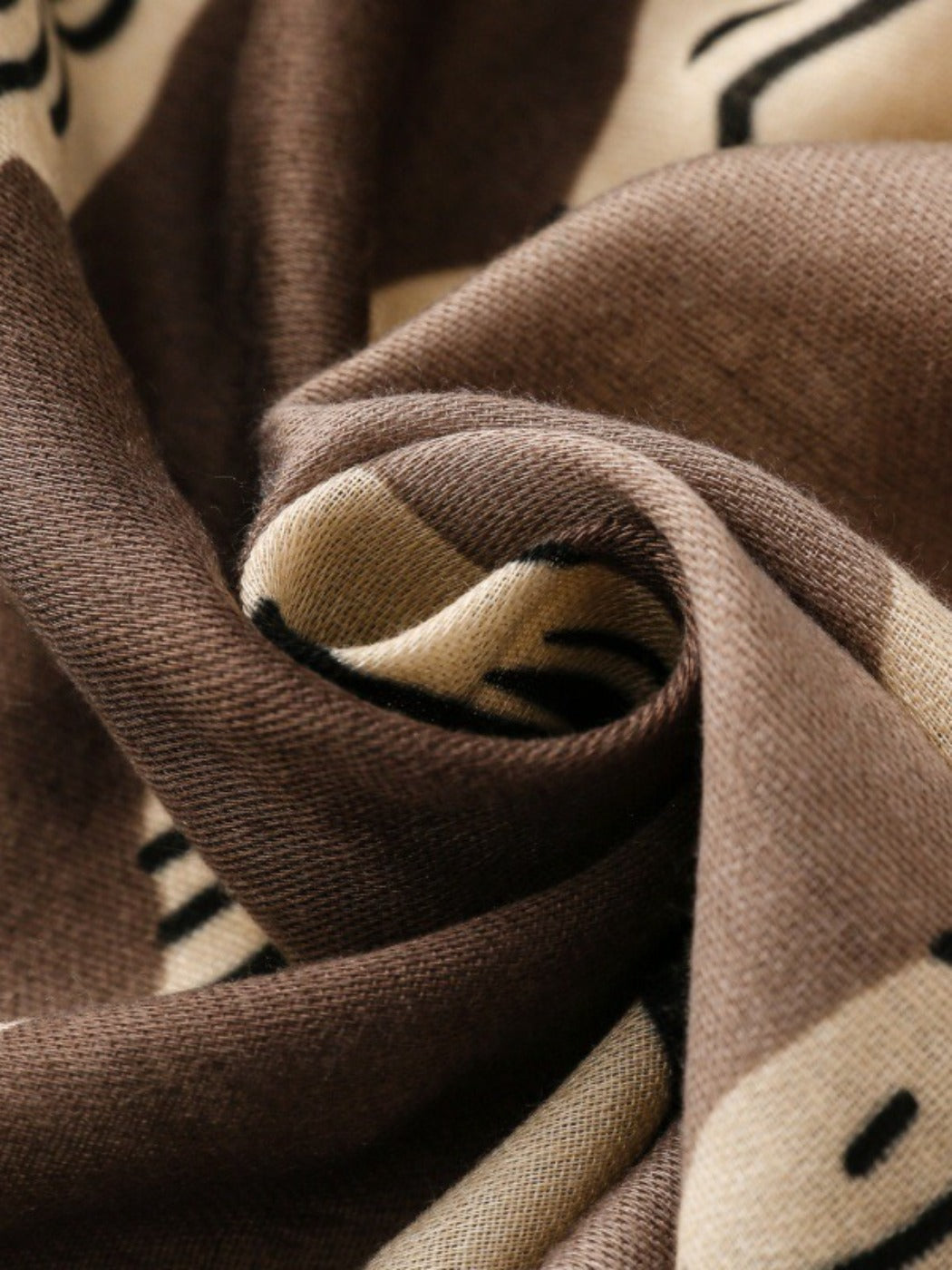 Scarvii - Autumn-Winter Irregular Polka Dot Print Scarf
