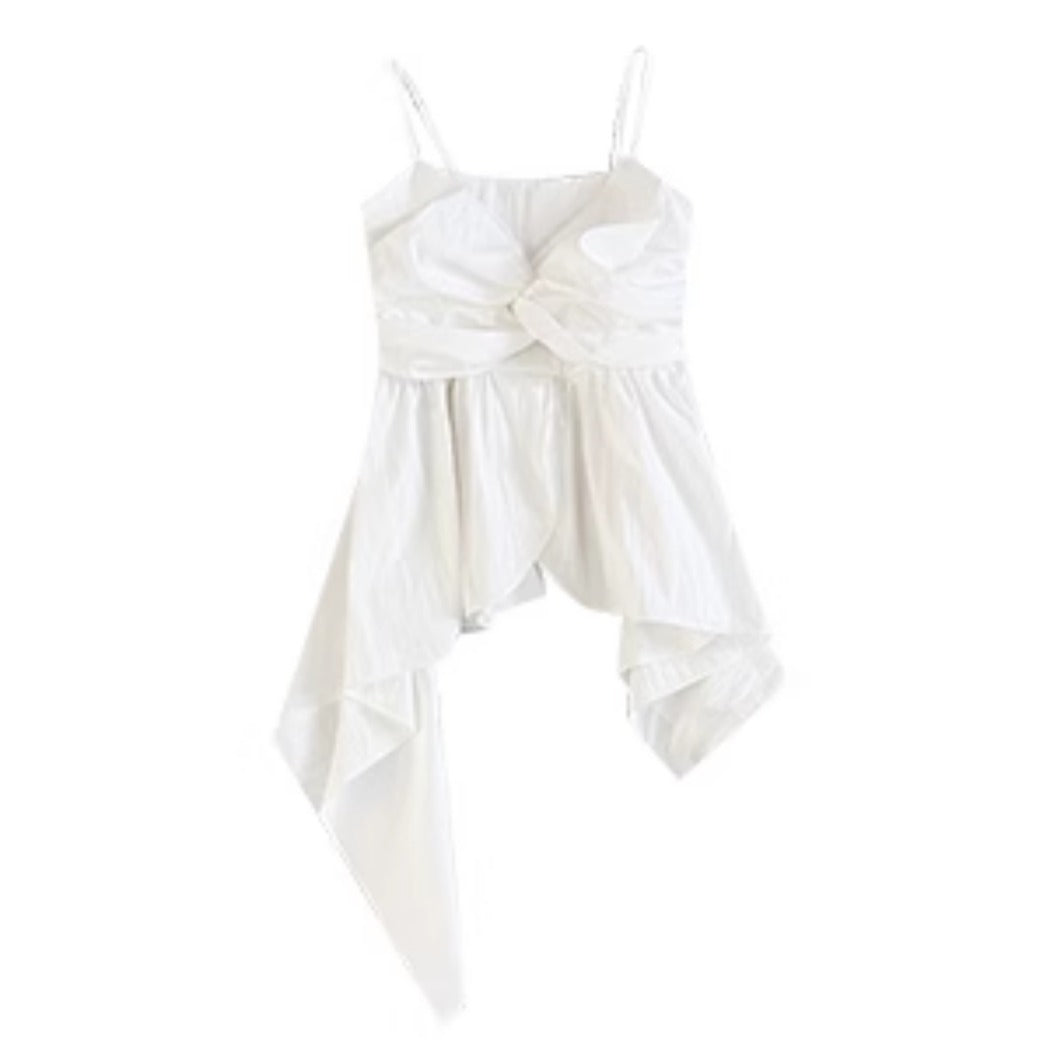 Vesty - Cross-design Tank With Adjustable Straps - Stylish & Hot