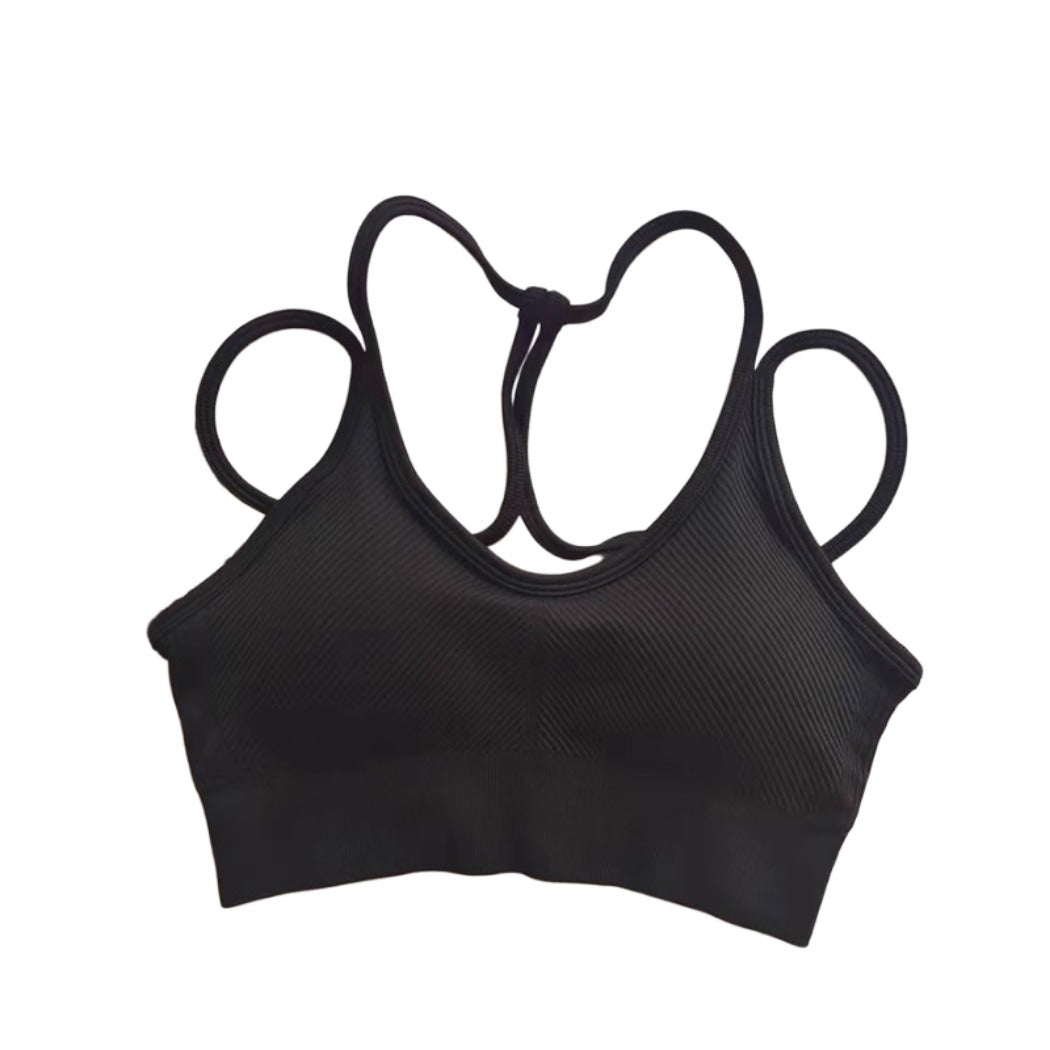Stepo - Slim Strap Sports Bra Yoga Camisole