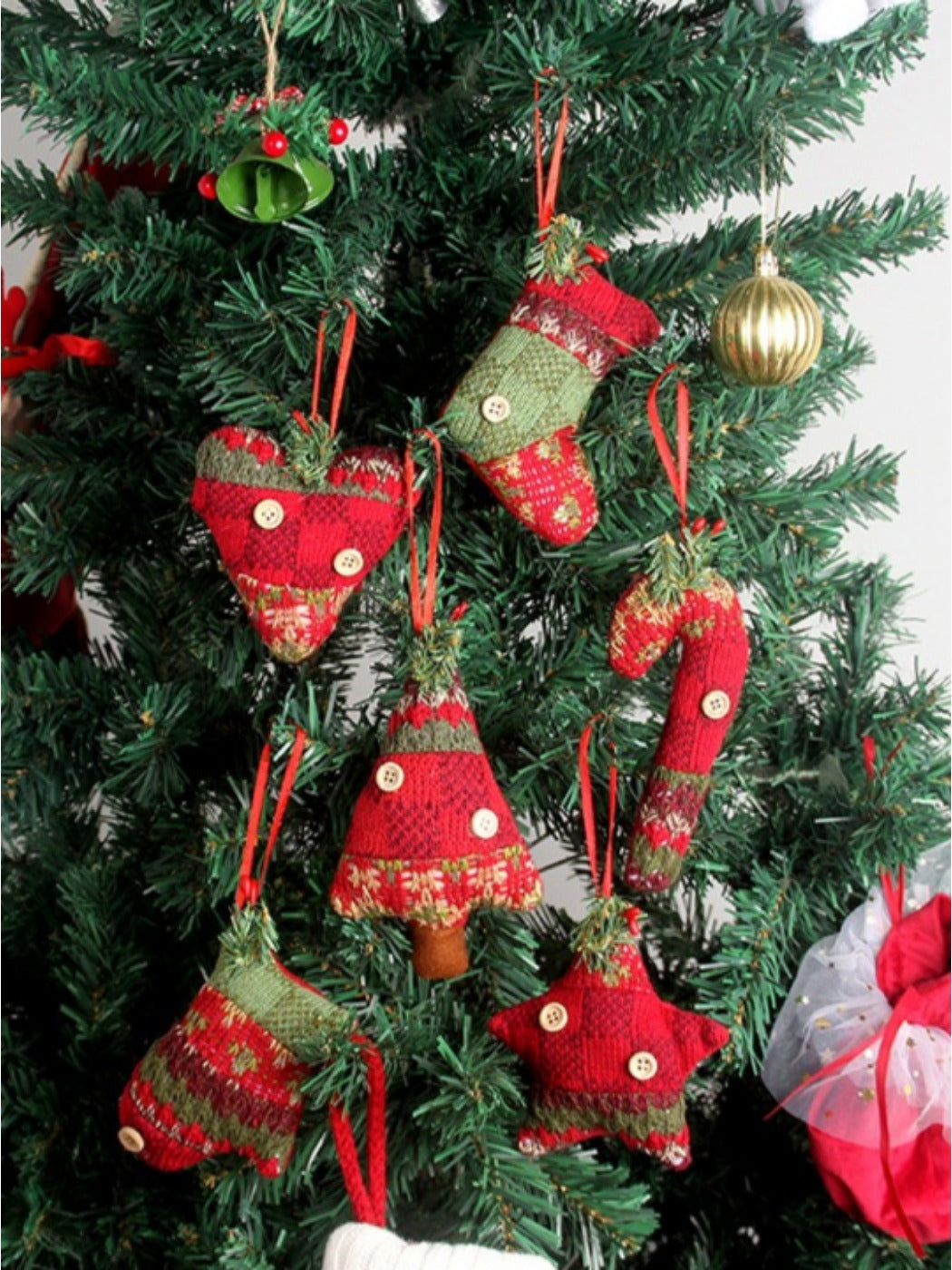 Xris - Christmas Tree Ornament Holiday Decorations – 6 Options