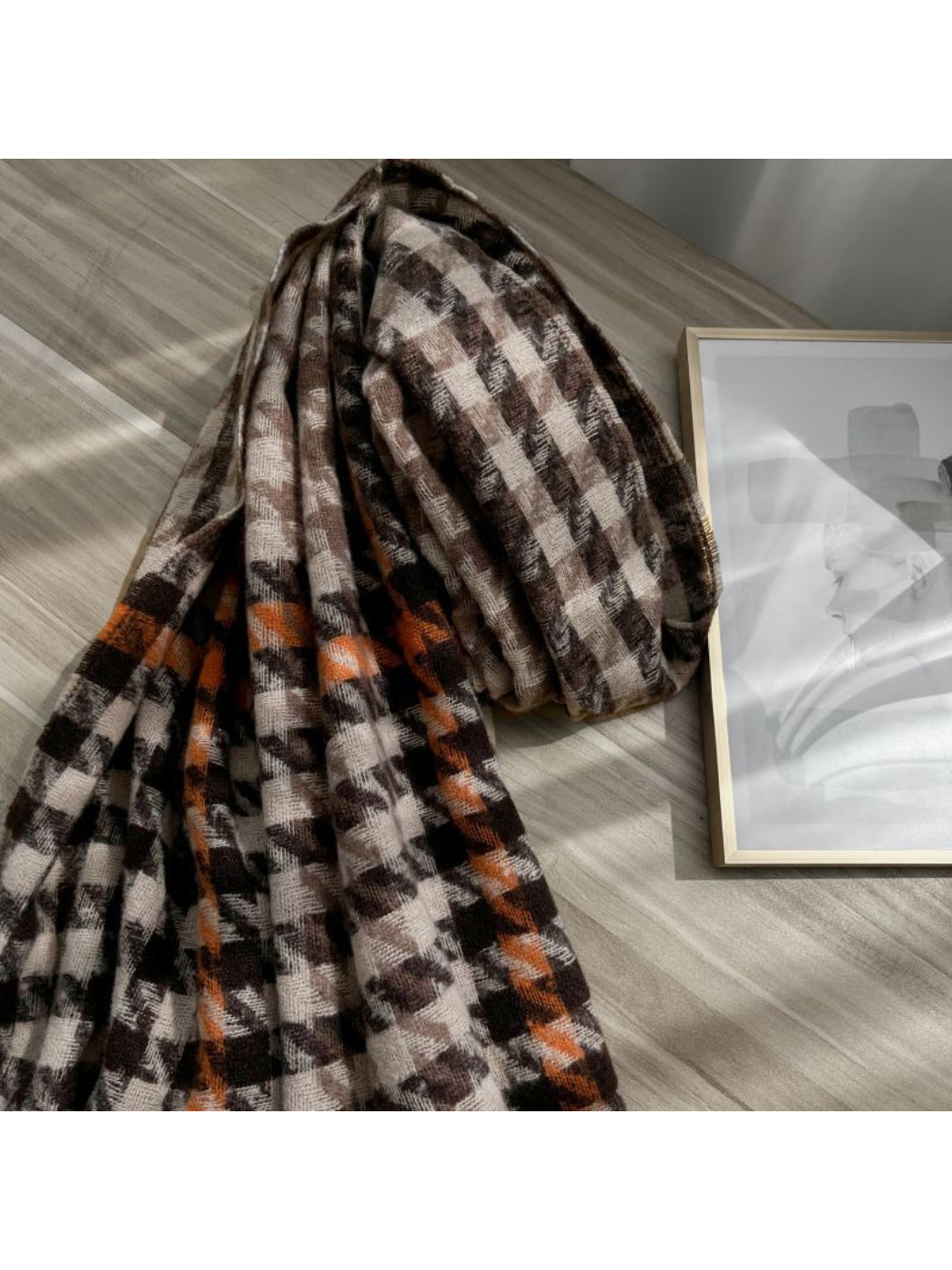 Scarvii - Oversized Houndstooth Winter Scarf