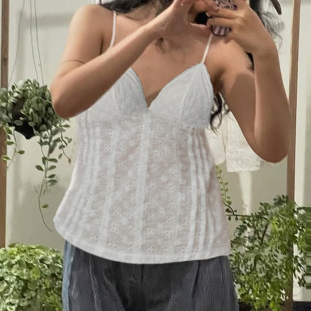 Vesty - Textured Lace Cami - Classic & Chic