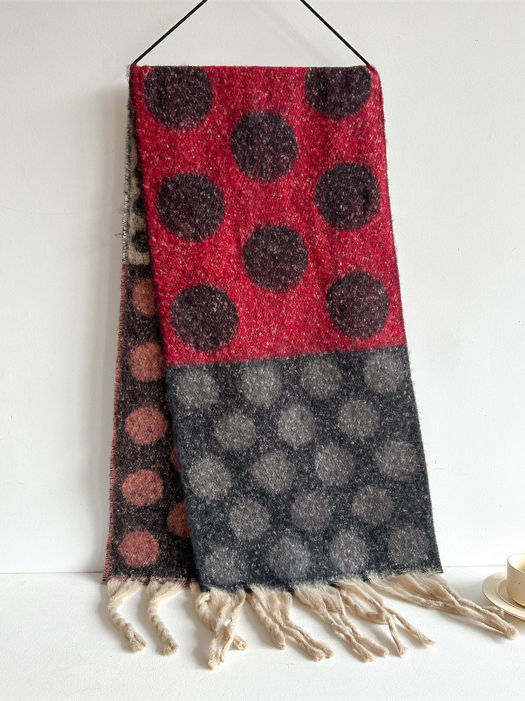 Scarvii - Bold Retro Polka Winter Scarf