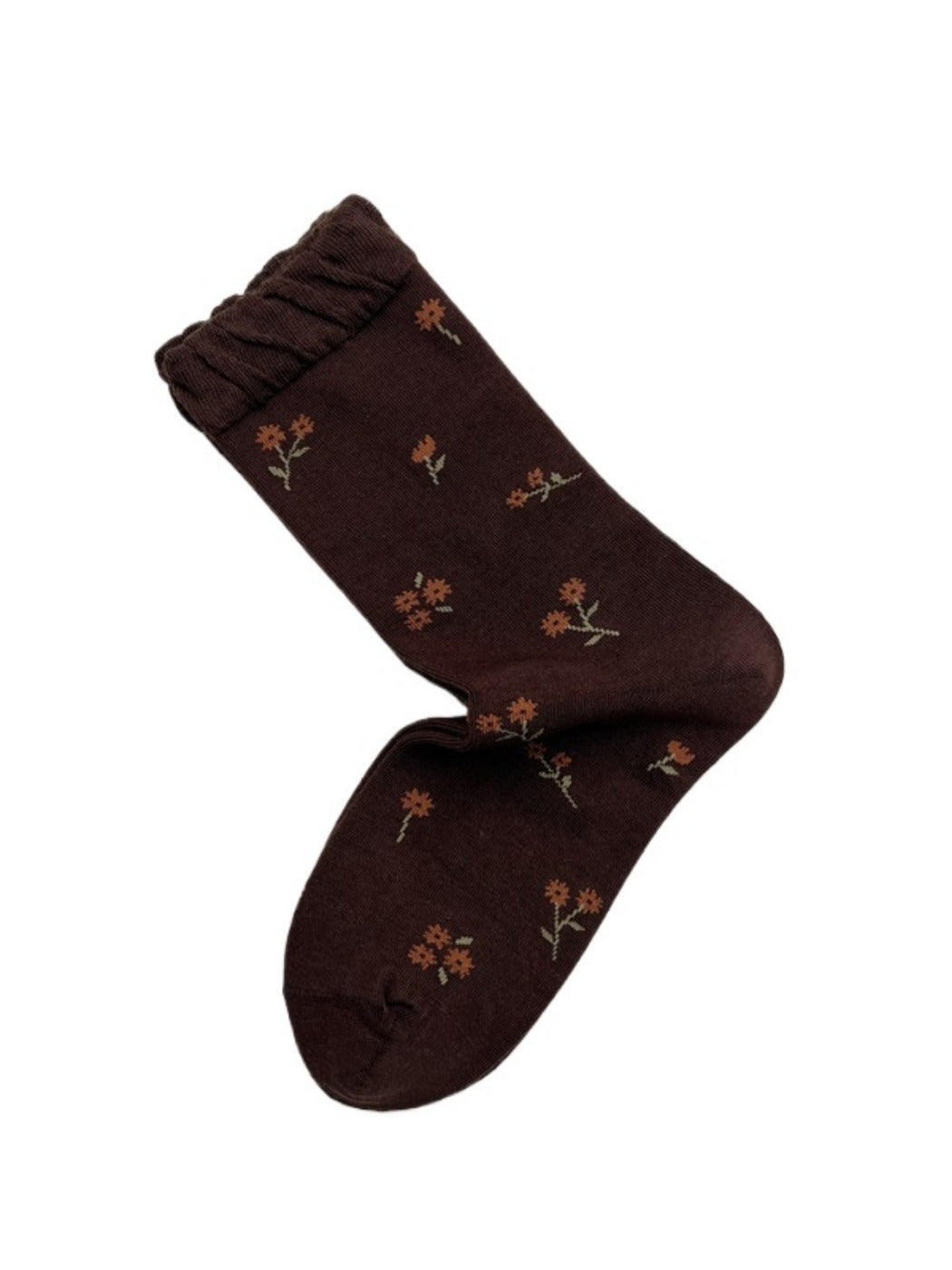 Rufia - Cute Floral Winter Sweet Socks - Soft & Warm