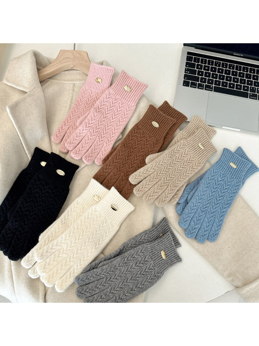 Gloving - Winter Cable Knitted Touchscreen Gloves