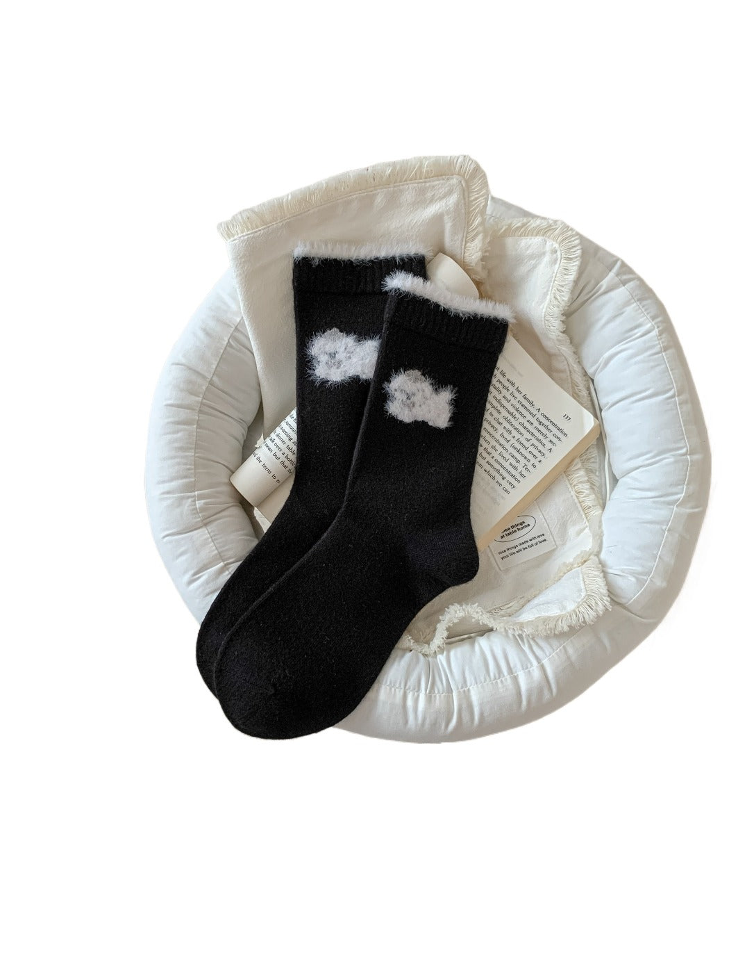 Rufia – Puppy Embroidered Warm Socks