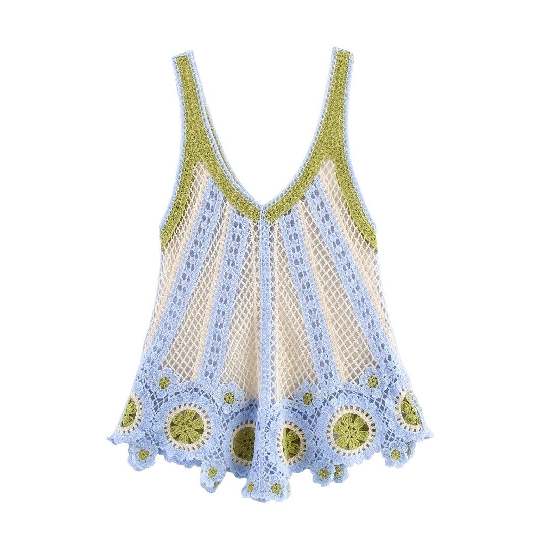 Vesty - Crochet Hawaiian Tank small - Beach Chic