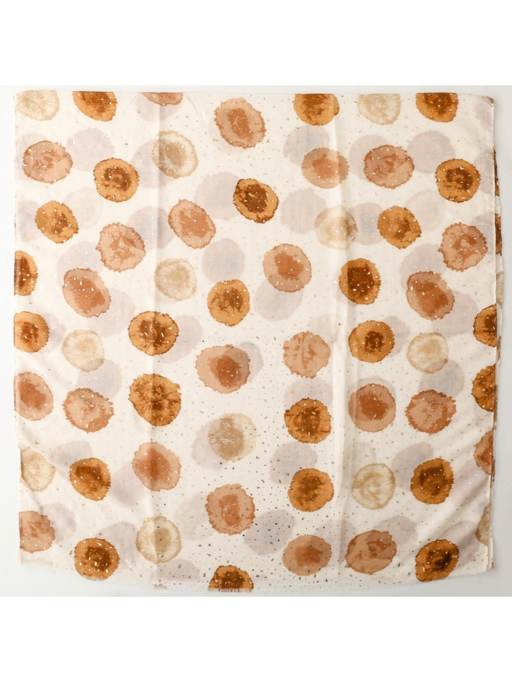 Scarvii - Dreamy Circle Print Long Scarf - Thin & Flowy