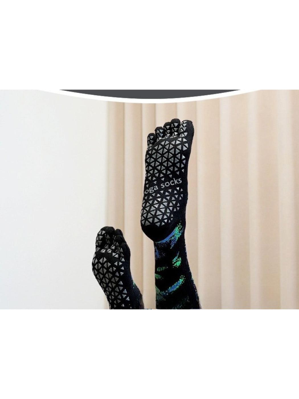 Rufia - Abstract Grip Five-Toe Training Socks