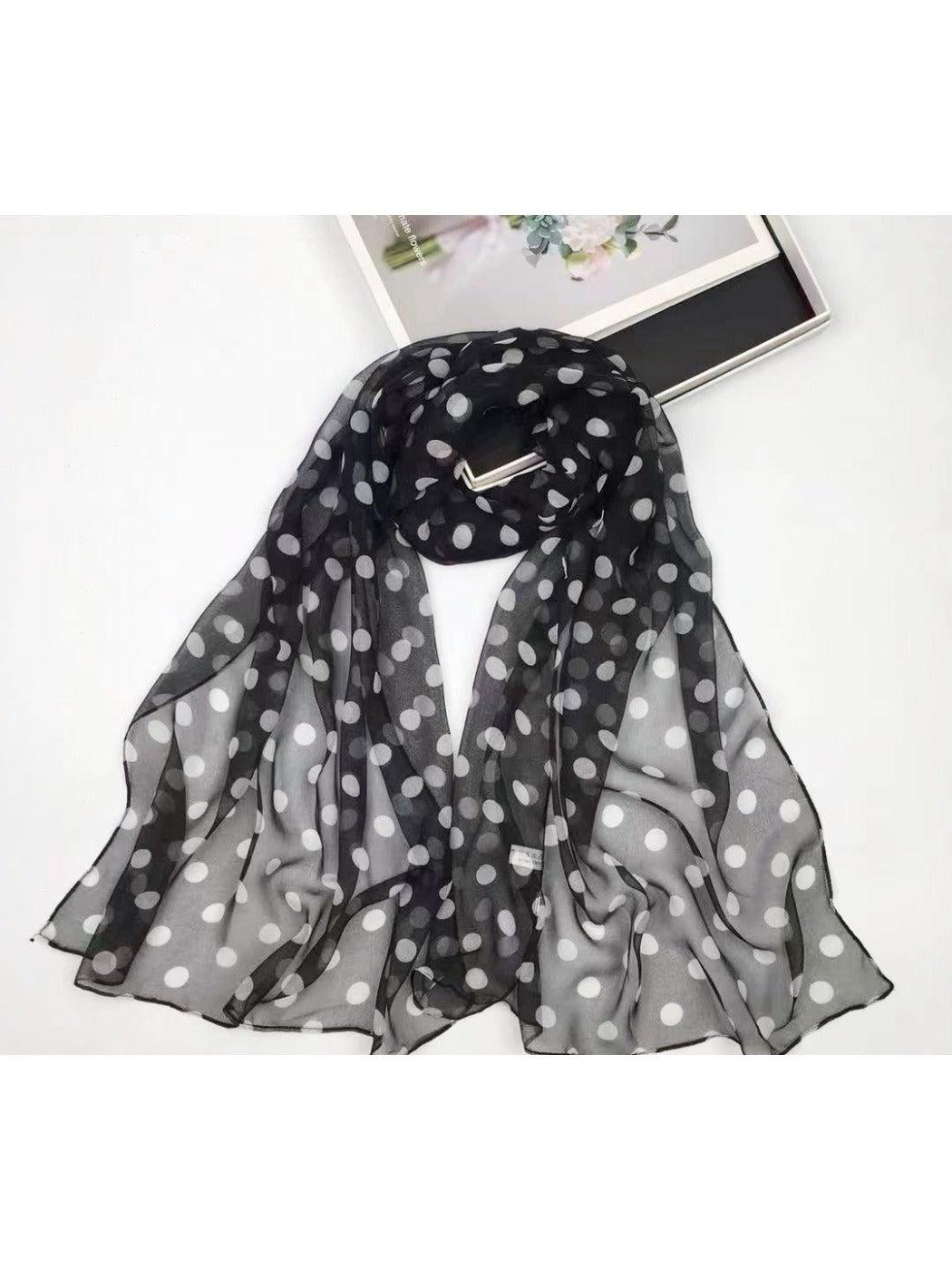 Scarvii - Polka Dot Scarf - Classic & Versatile