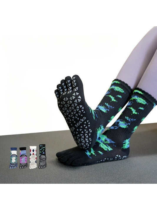 Rufia - Abstract Grip Five-Toe Training Socks